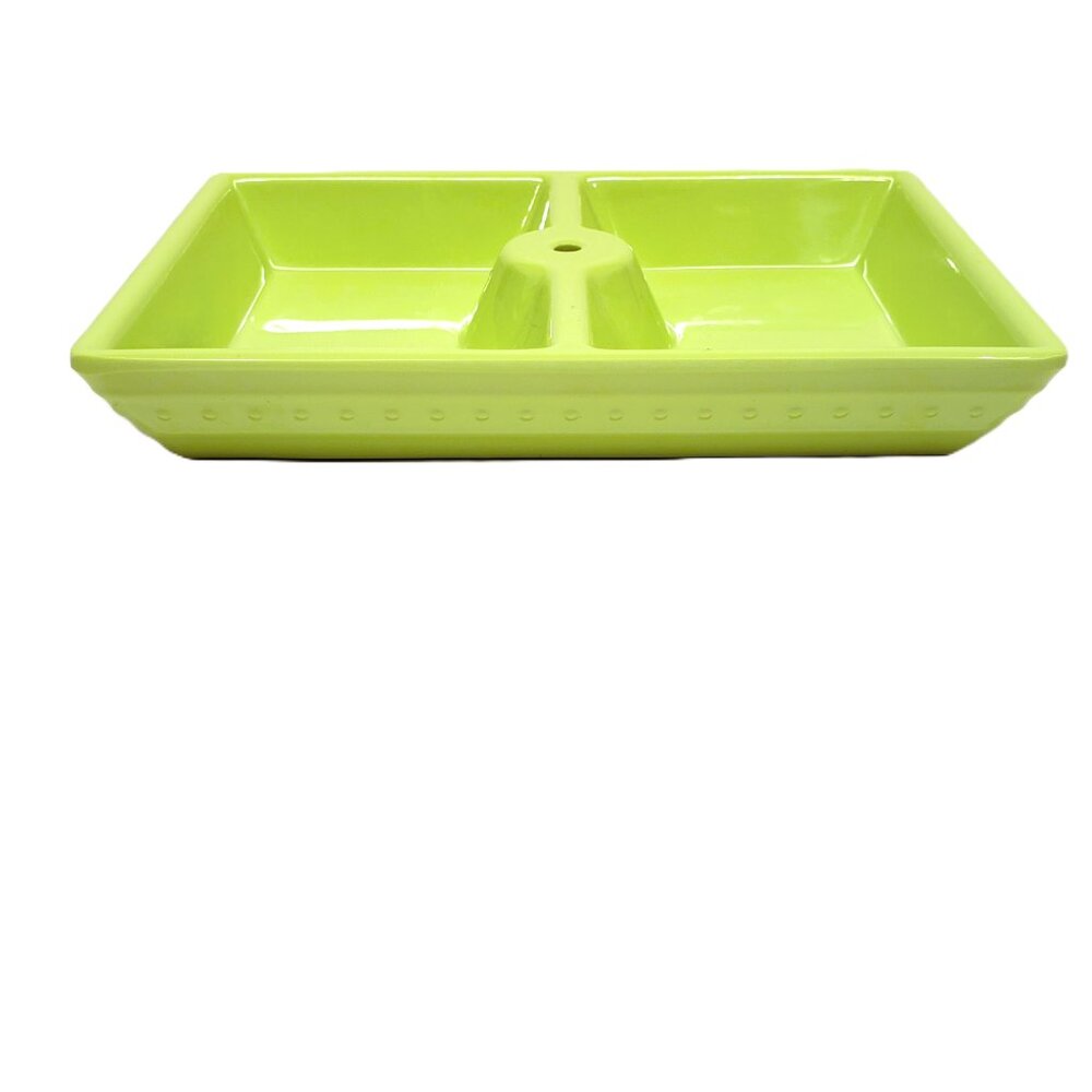 Nora Fleming Set x3 Pastel Melamine Dainty Dishes MEL07 Lot 2020 Dish Green Pink - Picture 8 of 10